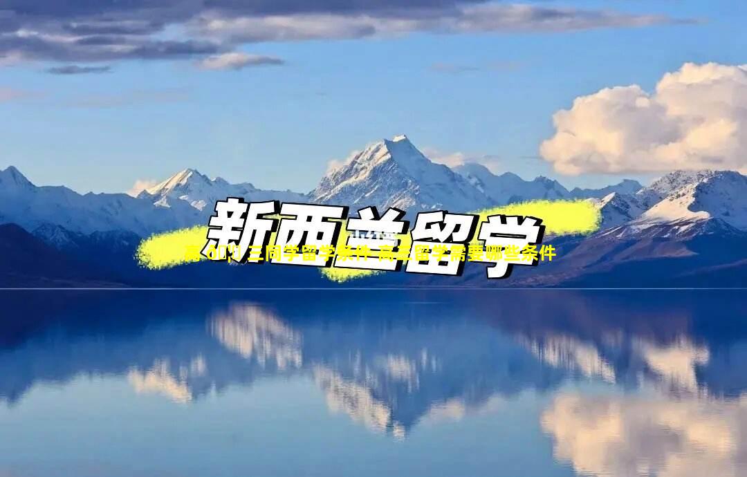 高 🦍 三同学留学条件 高三留学需要哪些条件
